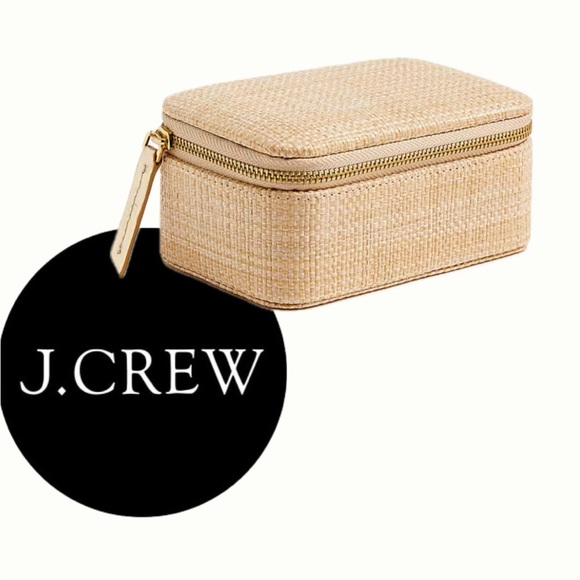 NWT Jcrew woven jewerly case jewelry box jewelry organizer - Picture 7 of 7
